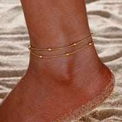 Marina Double Strand Anklet