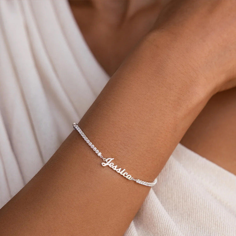 Léonie Personalized Tennis Bracelet