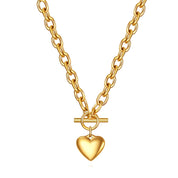 Élodie Gold Heart Necklace