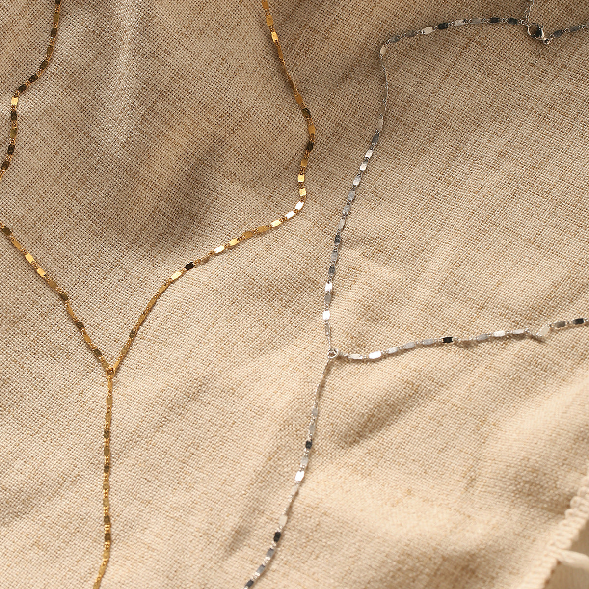 Golden Hour Lariat Necklace