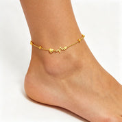 Zoe Heartbeat Anklet
