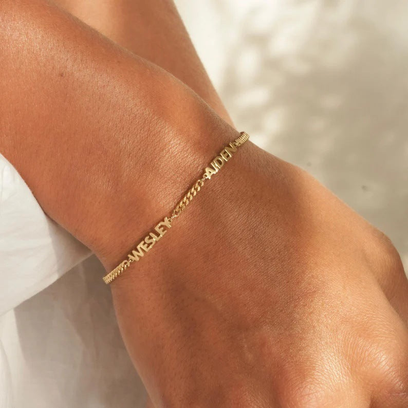 Amara Personalized Name Bracelet