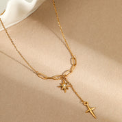 Stella Gold North Star Necklace