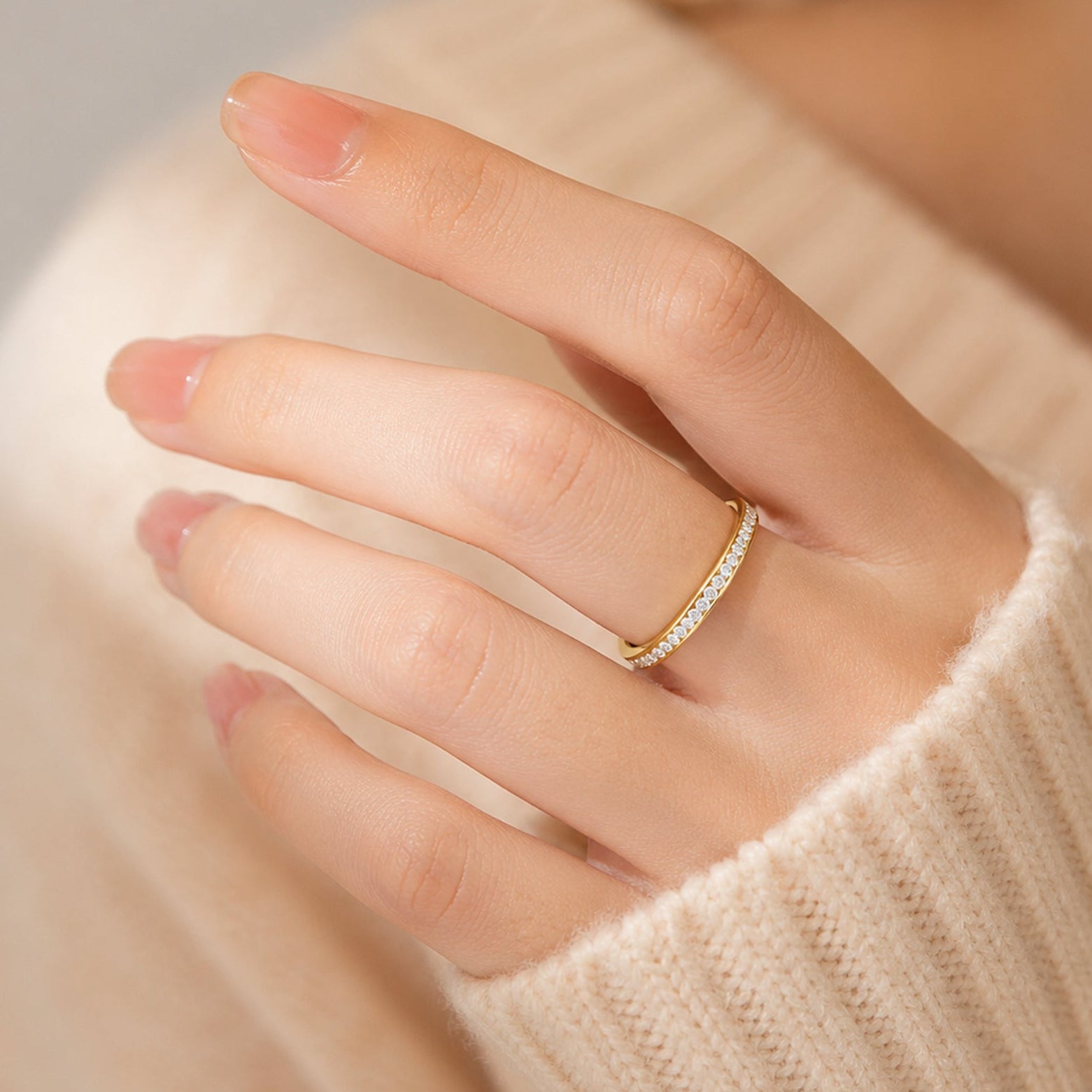 Romy Gold Eternity Ring