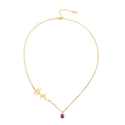 Personalized Name & Birthstone Necklace