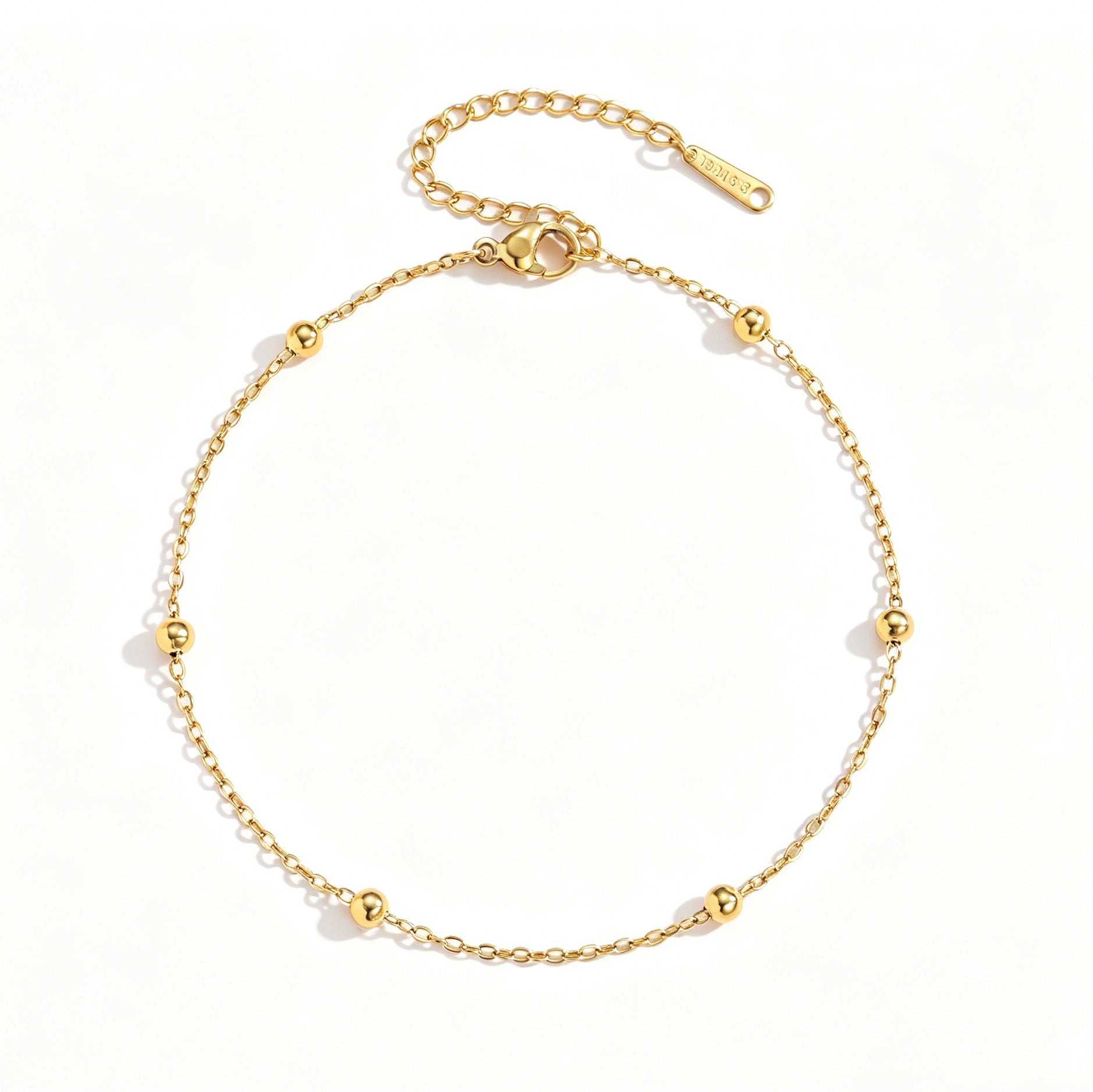 Miya Small Bead Anklet