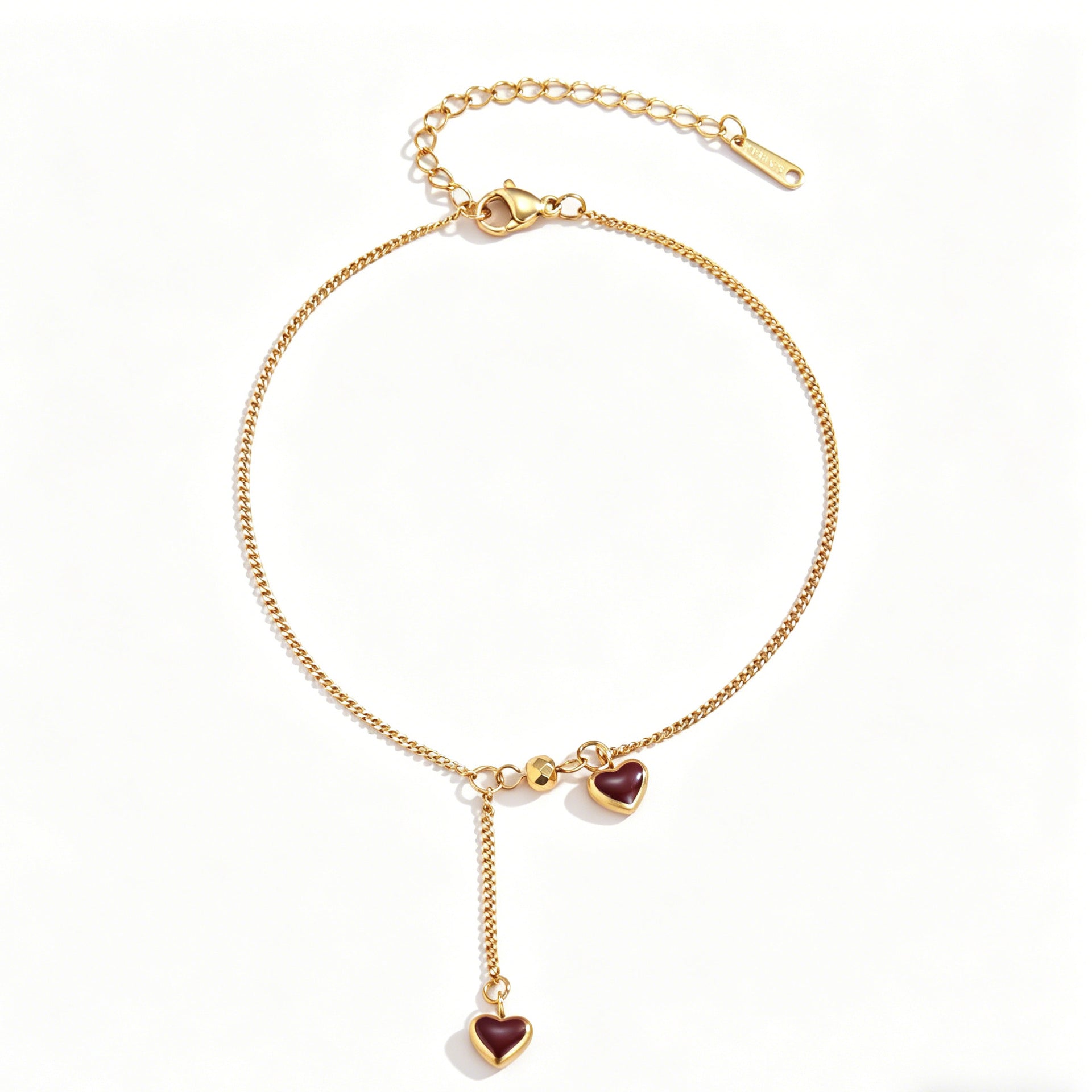 Crimson Heart Anklet