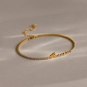 Léonie Personalized Tennis Bracelet