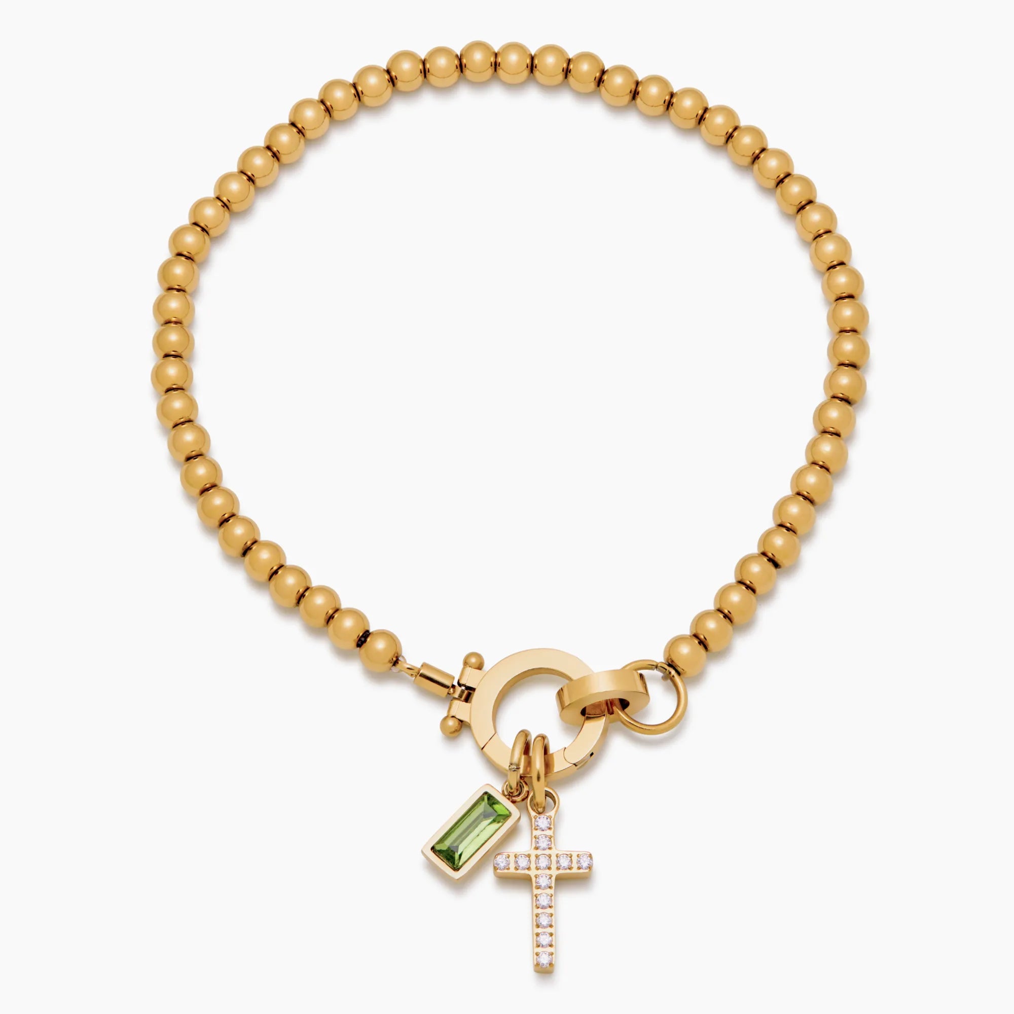 Devotion Beaded Charm Bracelet