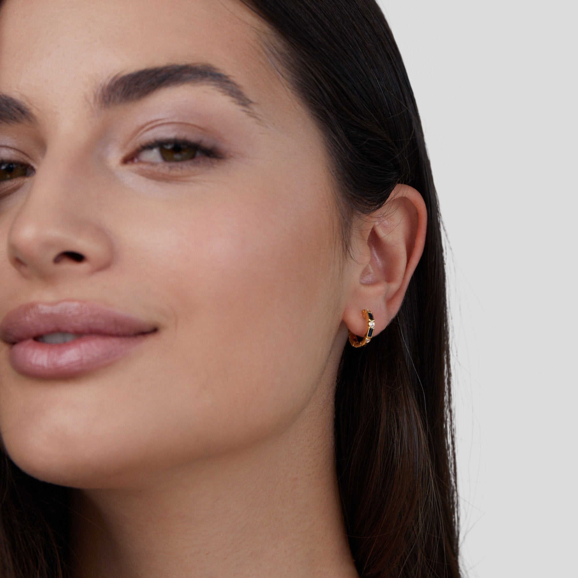 Adeline Sapphire Crystal Earrings - Earrings - 4