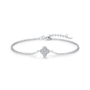 Aiko Silver Clover Bracelet - 2