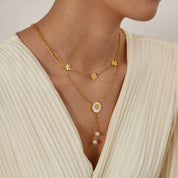 Alba Clover Layered Necklace - 3