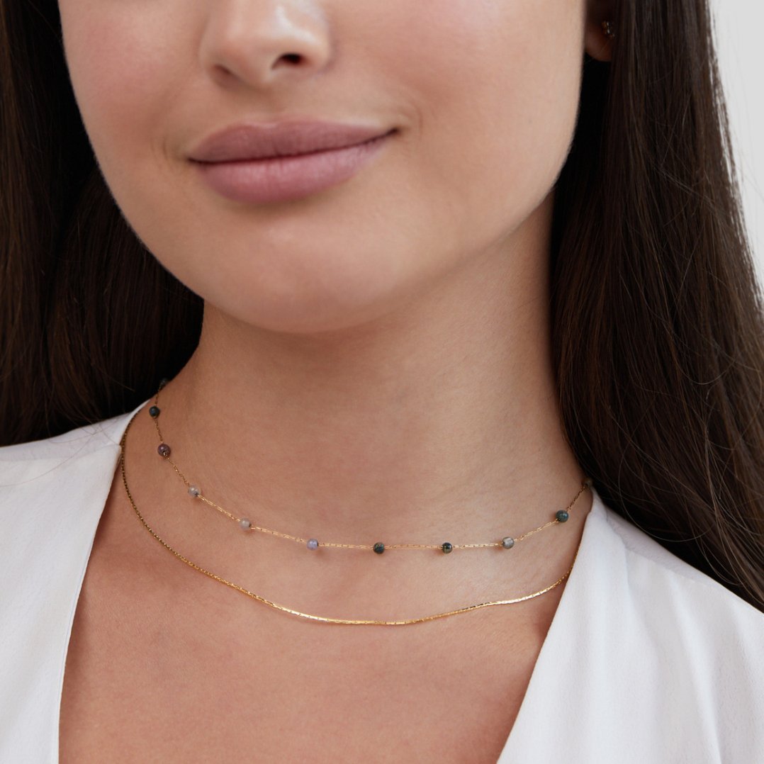 Alba Gold Necklace - NAVALLINecklace