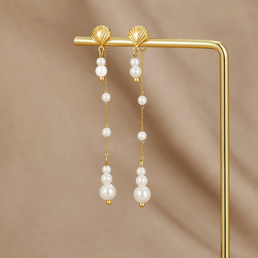Alba Pearl Drop Earrings - Earrings - 3