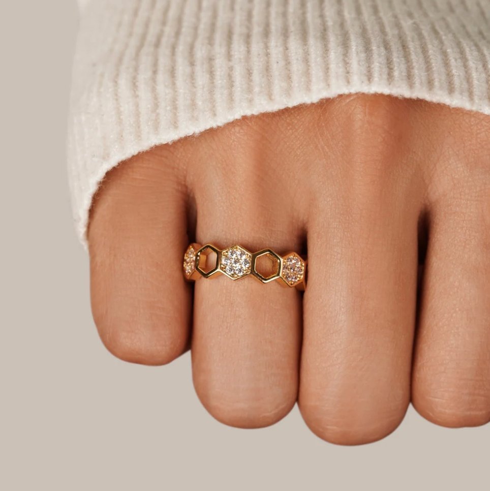 Alina Honeycomb Ring - NAVALLIRing