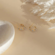 Alina Lucky Hoop - Silver - 4