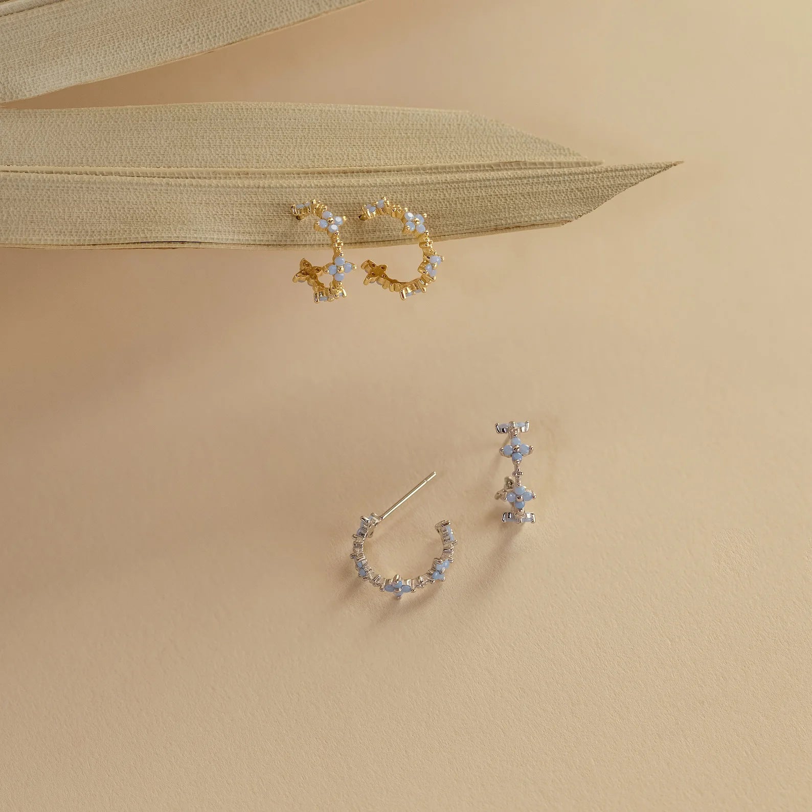 Alina Lucky Hoop - Silver - 5