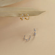 Alina Lucky Hoop - Silver - 5