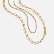 Amanda Stacked Gold Chains - Necklace - 2