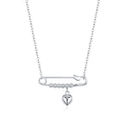 Amara Silver Pendant Necklace - NAVALLI