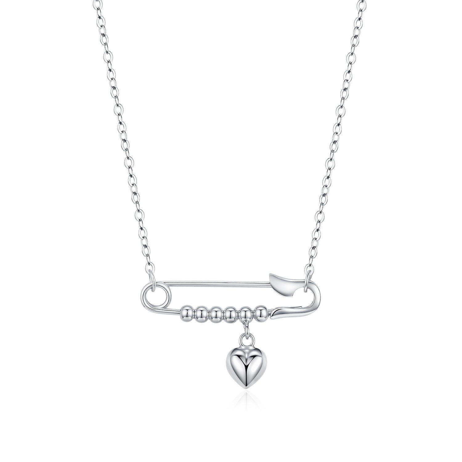 Amara Silver Pendant Necklace - NAVALLI