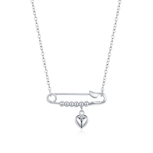 Amara Silver Pendant Necklace - NAVALLI