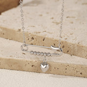 Amara Silver Pendant Necklace - NAVALLI