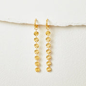 Amari Polished Gold Discs - Earrings - 6