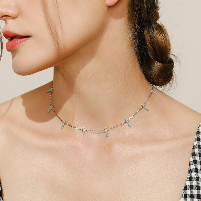 Amaris Minimalist Choker - Silver - 1