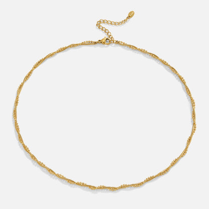 Amaya Twisted Gold Necklace - My StoreNecklace
