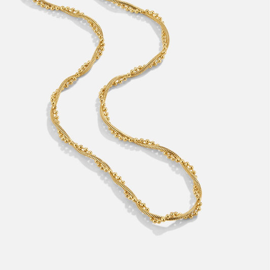 Amaya Twisted Gold Necklace - My StoreNecklace