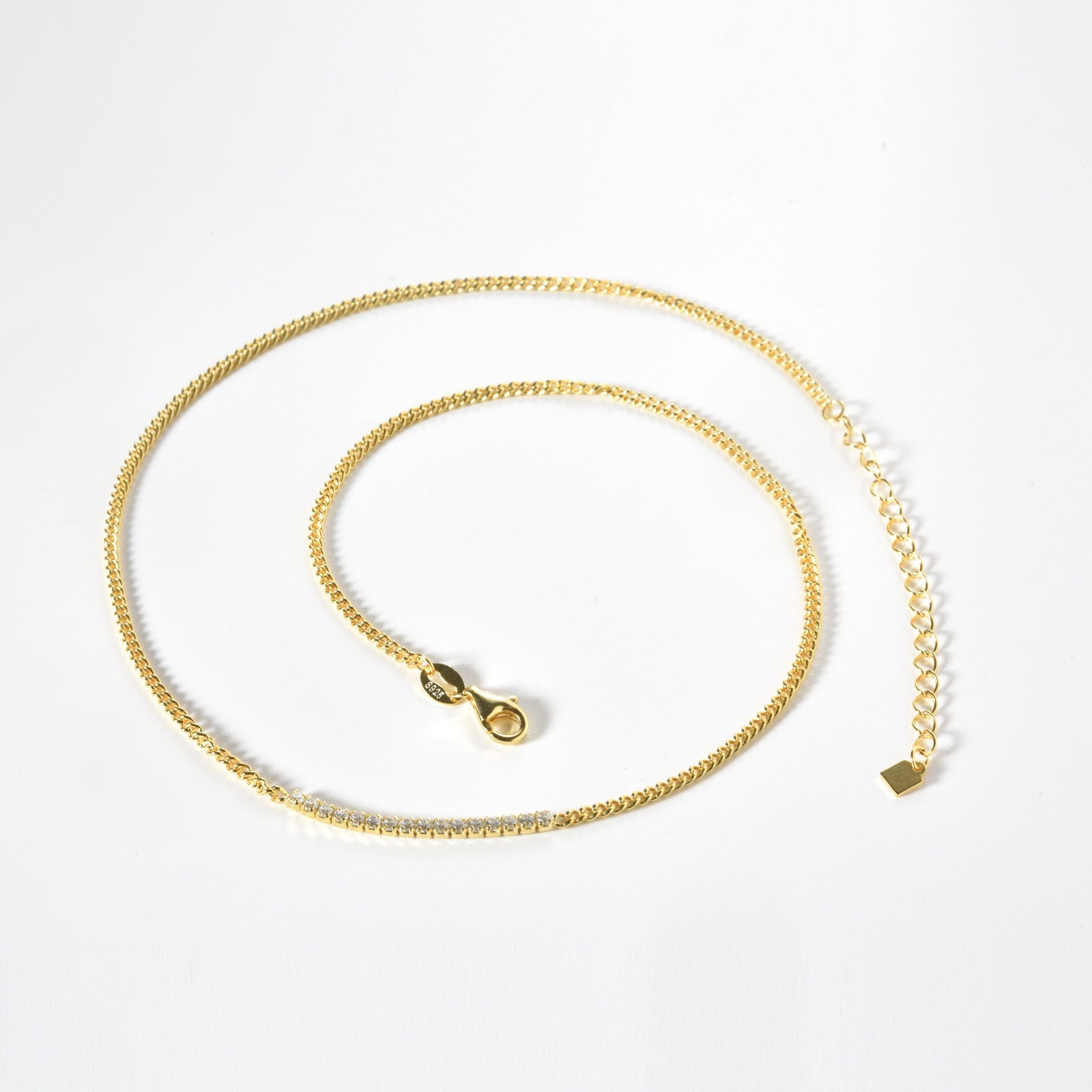 Amira Gold Necklace - Platinum - 5