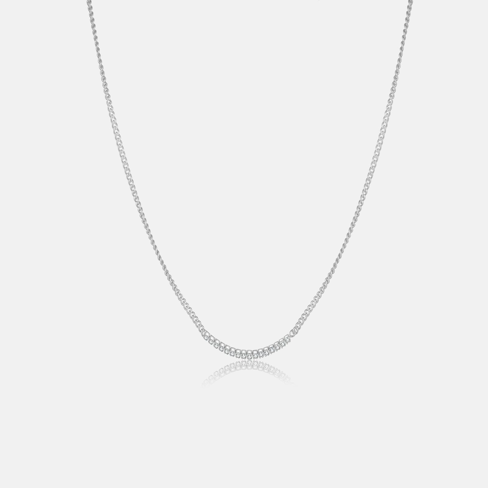 Amira Gold Necklace - Platinum - 3