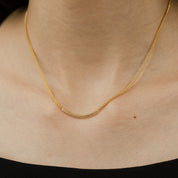 Amira Gold Necklace - Gold - 1
