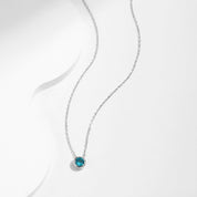 Amira Silver Pendant Necklace - NAVALLI