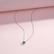 Amira Silver Pendant Necklace - NAVALLI