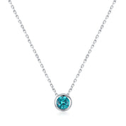 Amira Silver Pendant Necklace - NAVALLI