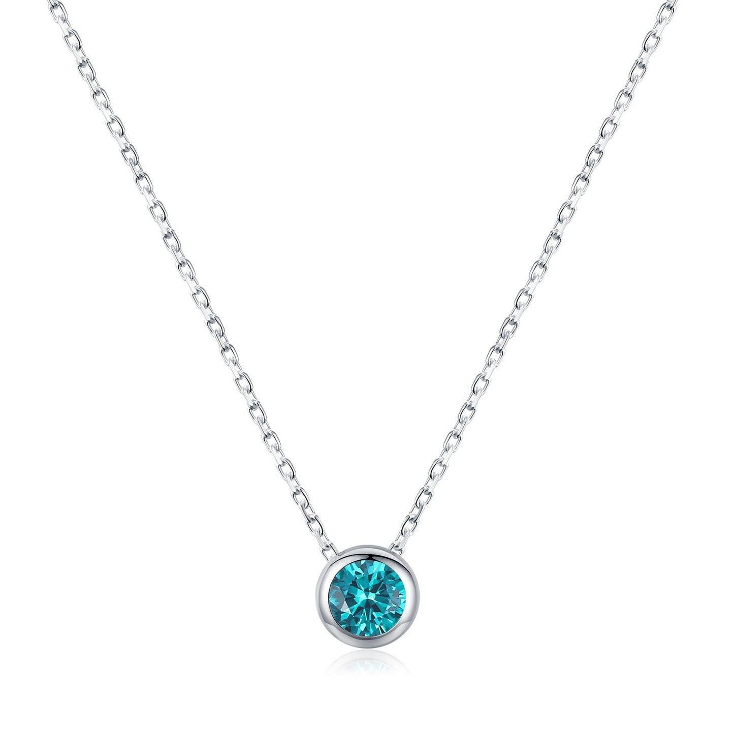 Amira Silver Pendant Necklace - NAVALLI