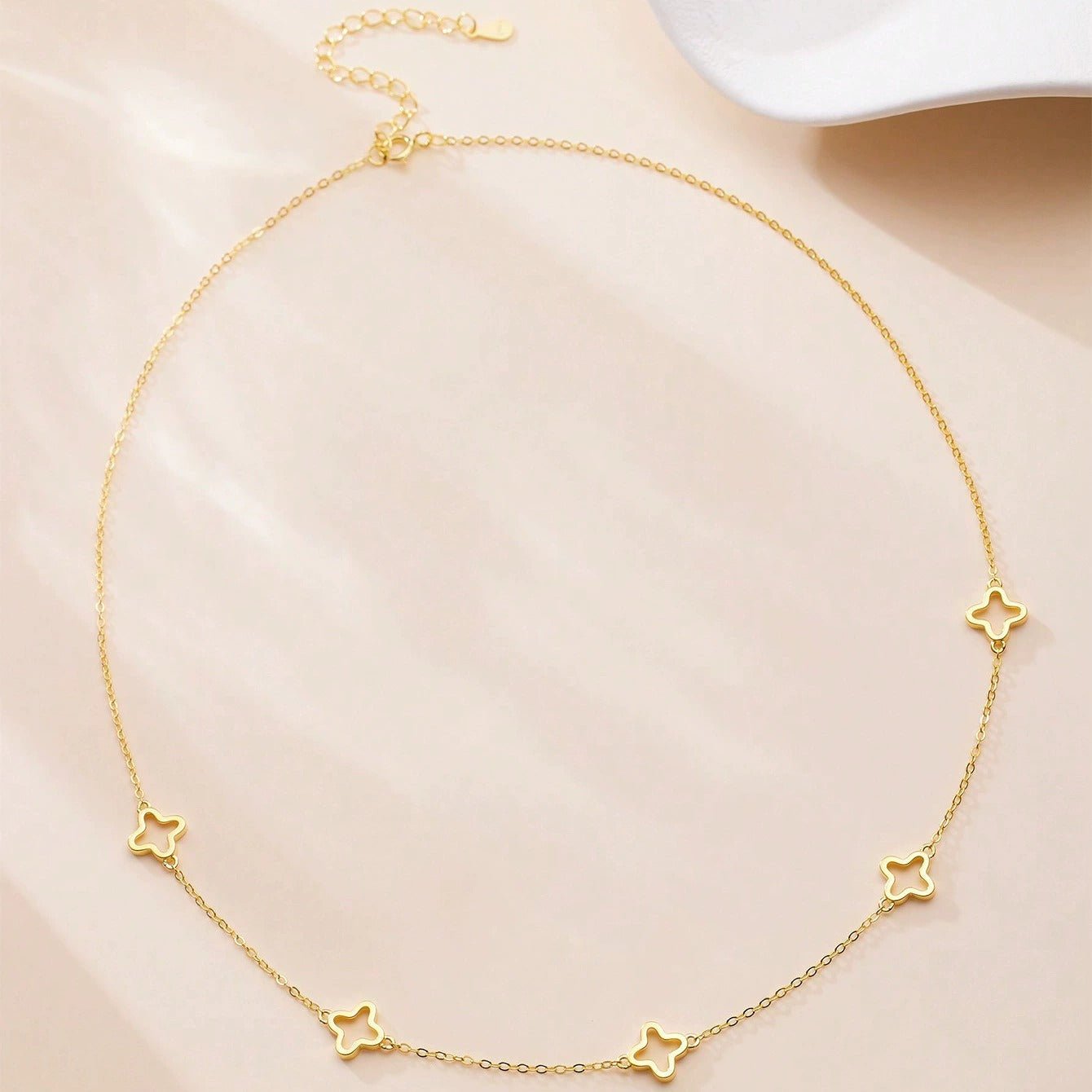 Anaïs Clover Necklace - Necklaces - Silver - 5