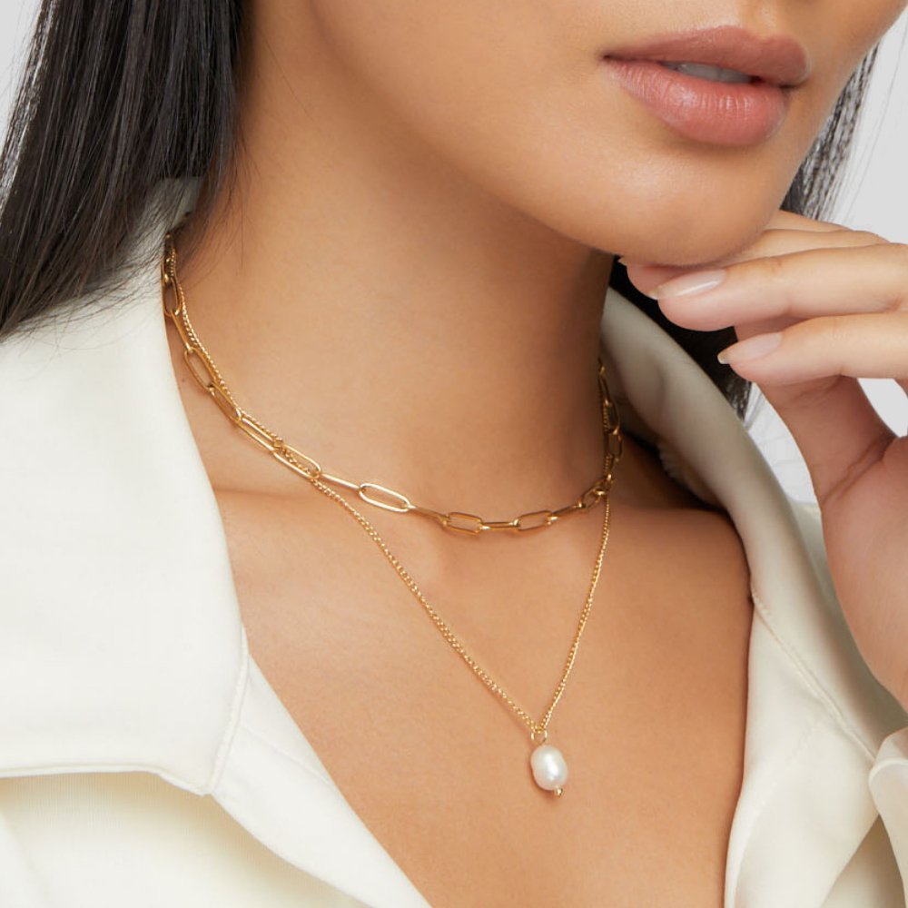 Angela Pearl Necklace - Necklace - 5