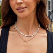 Anika Delicate Bow Necklace - NAVALLINecklace
