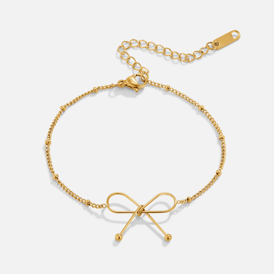 Anika Gold Bow Bracelet - My StoreBracelet
