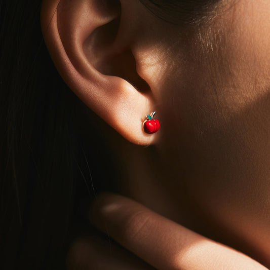 Apple Stud Earrings - NAVALLI