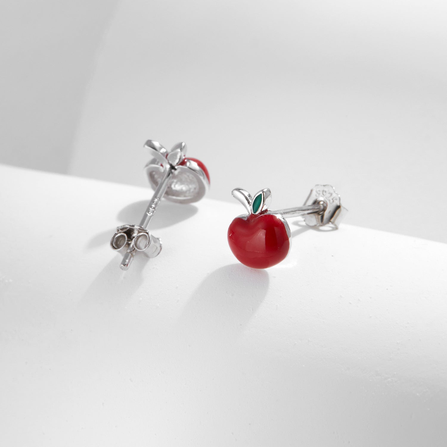 Apple Stud Earrings - 3
