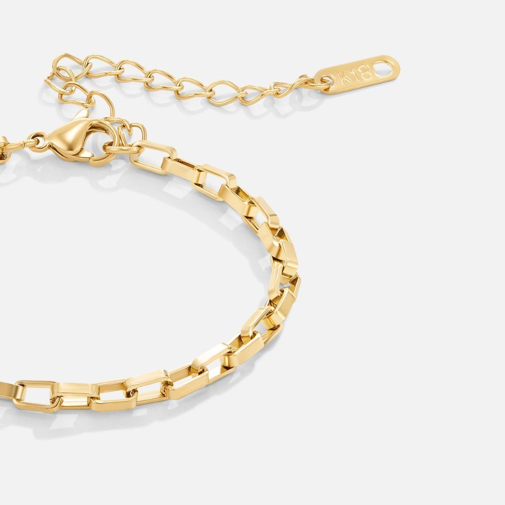 Ara Chain Gold Bracelet - Bracelet - 2