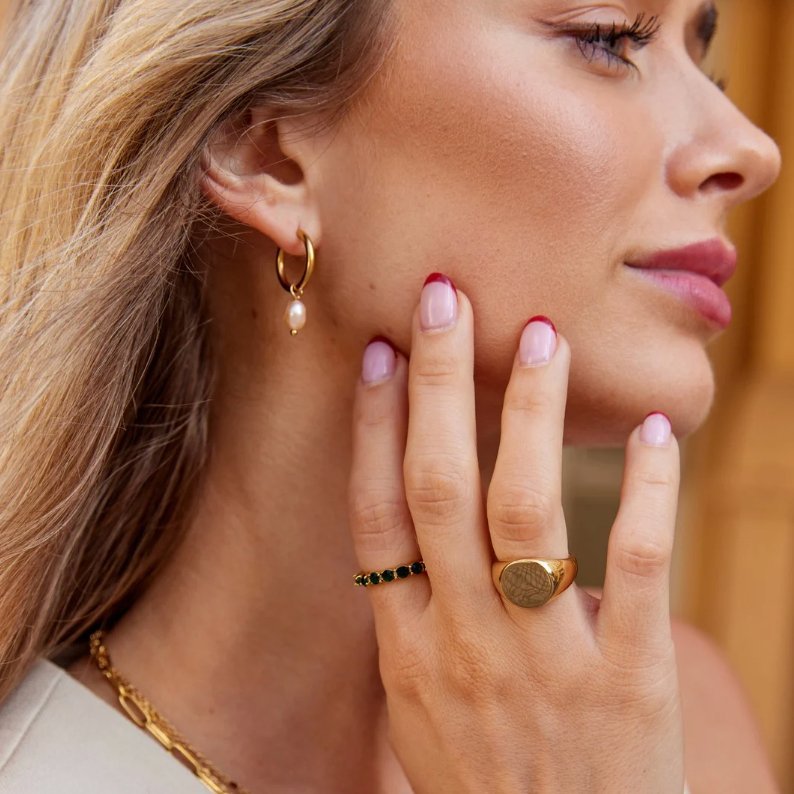 Arielle Pearl Gold Earrings - NAVALLIEarrings