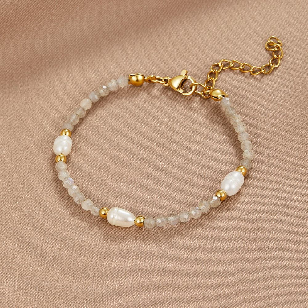 Astra Moon Pearl Bracelet - NAVALLIBracelet