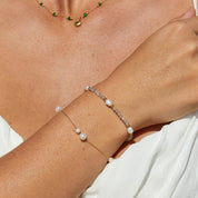 Astra Moon Pearl Bracelet - NAVALLIBracelet