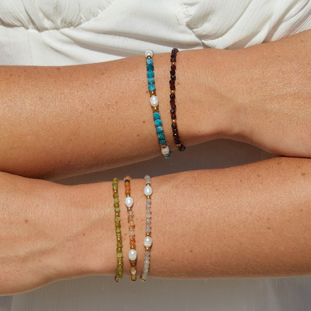 Astra Moon Pearl Bracelet - NAVALLIBracelet