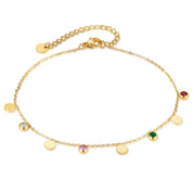 Aurelia Golden Dew Anklet - Gold - 5